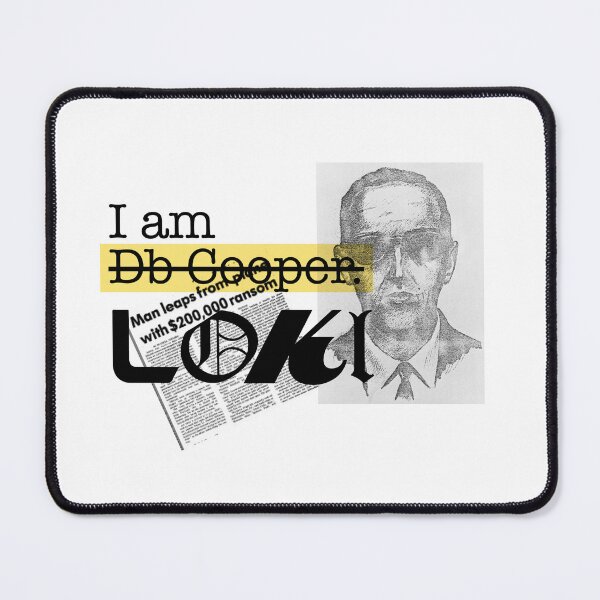 Item preview, I am Db Cooper : Loki designed and sold by Kanha Design | ⭐⭐⭐⭐⭐.