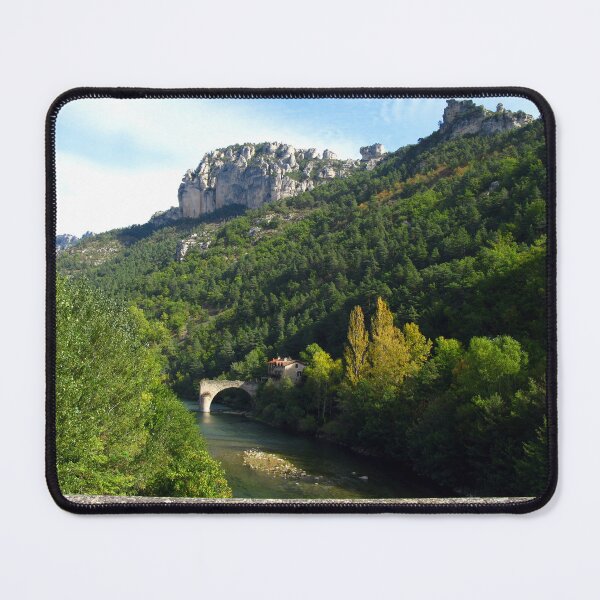 Item preview, Ruined Bridge - Gorges du Tarn, France designed and sold by Marilyn Harris.