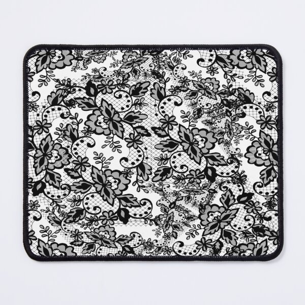 Item preview, Black plant laces in white background  designed and sold by calmingchaos.