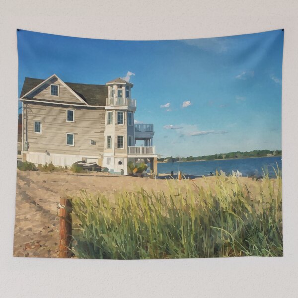 Item preview, Connecticut Waterfront - Watercolor Style designed and sold by WWWC2288.
