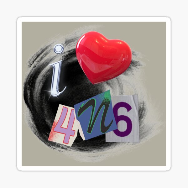 I <3 4N6 Sticker