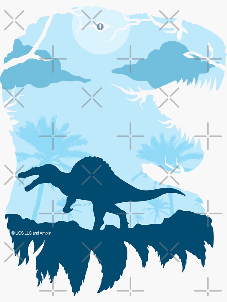 Spinosaurus Sticker For Sale By Tridev Designs Redbubble