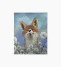 Dandelion fox Art Board