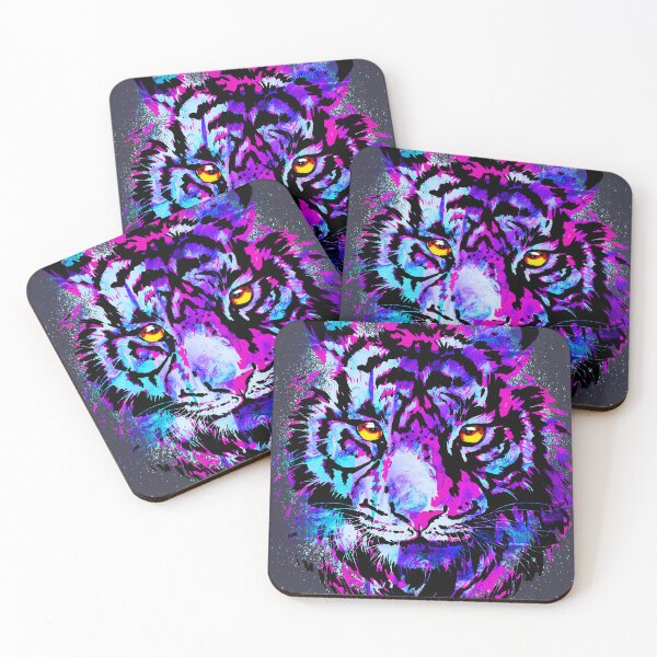 Item preview, Vintage Tiger - Retro Tiger Purple designed and sold by BigWildKiwi.