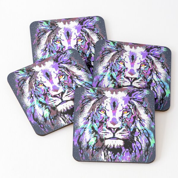 Item preview, Colorful Lion Head - Realistic Lion Eyes designed and sold by BigWildKiwi.