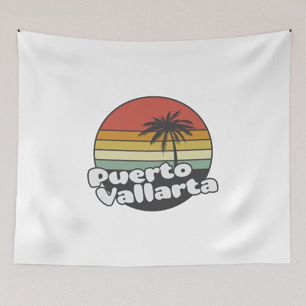 Item preview, Puerto Vallarta Retro Vintage Style Souvenir designed and sold by EstelleStar.
