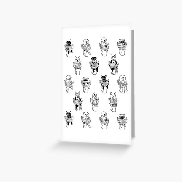 Morning Constitutional Greeting Card