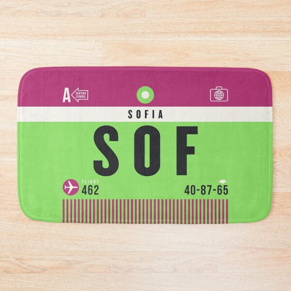 Item preview, Luggage Tag A - SOF Sofia Bulgaria designed and sold by VoodooCircus.