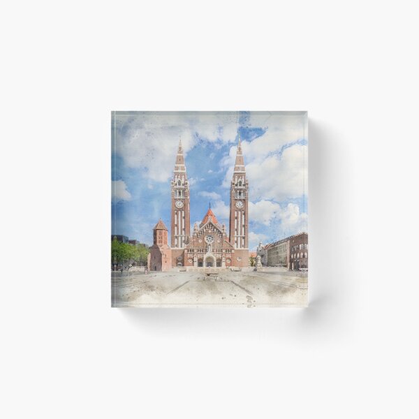 Item preview, The Votive Church in Szeged, Hungary designed and sold by mitzobs.