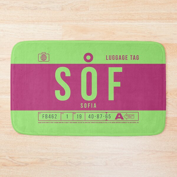 Item preview, Luggage Tag B - SOF Sofia Bulgaria designed and sold by VoodooCircus.