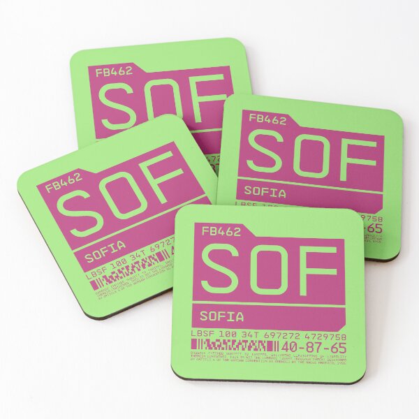 Item preview, Luggage Tag C - SOF Sofia Bulgaria designed and sold by VoodooCircus.