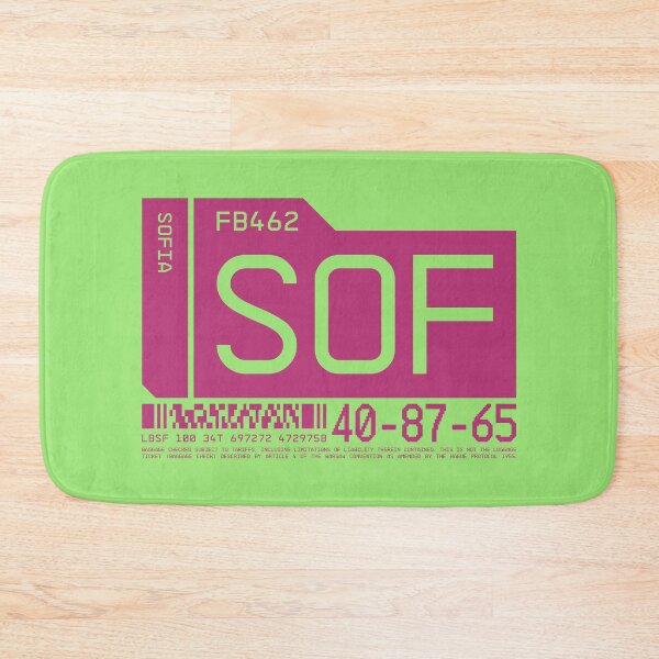 Item preview, Luggage Tag C - SOF Sofia Bulgaria designed and sold by VoodooCircus.