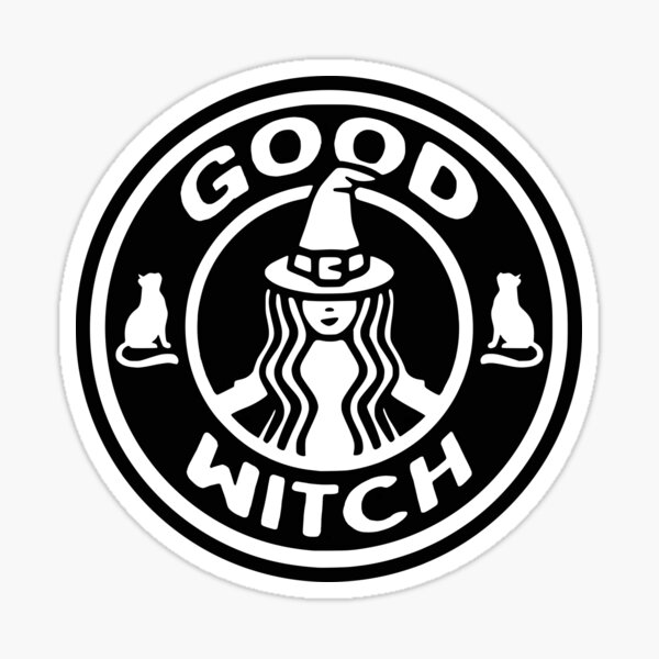 Basic Witch Logo Svg, Basic Witch Svg, Hocus Pocus Goth Svg, Coffee Svg