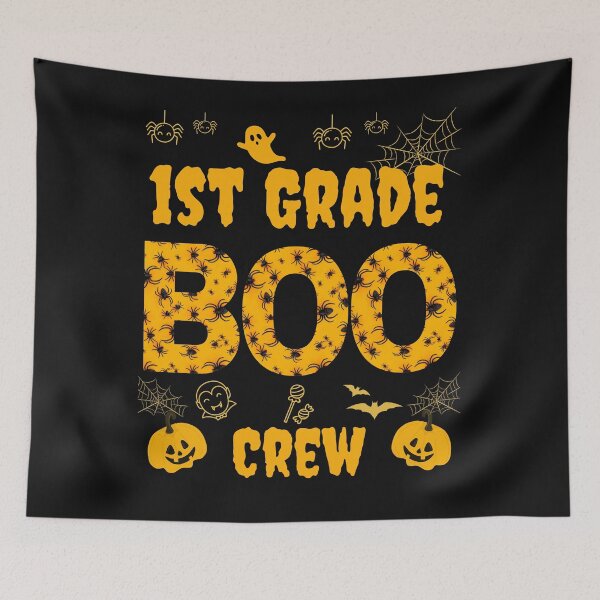 Item preview, 1st Grade Boo Crew First Day School Team Teachers and student haloween party designed and sold by Janjira.