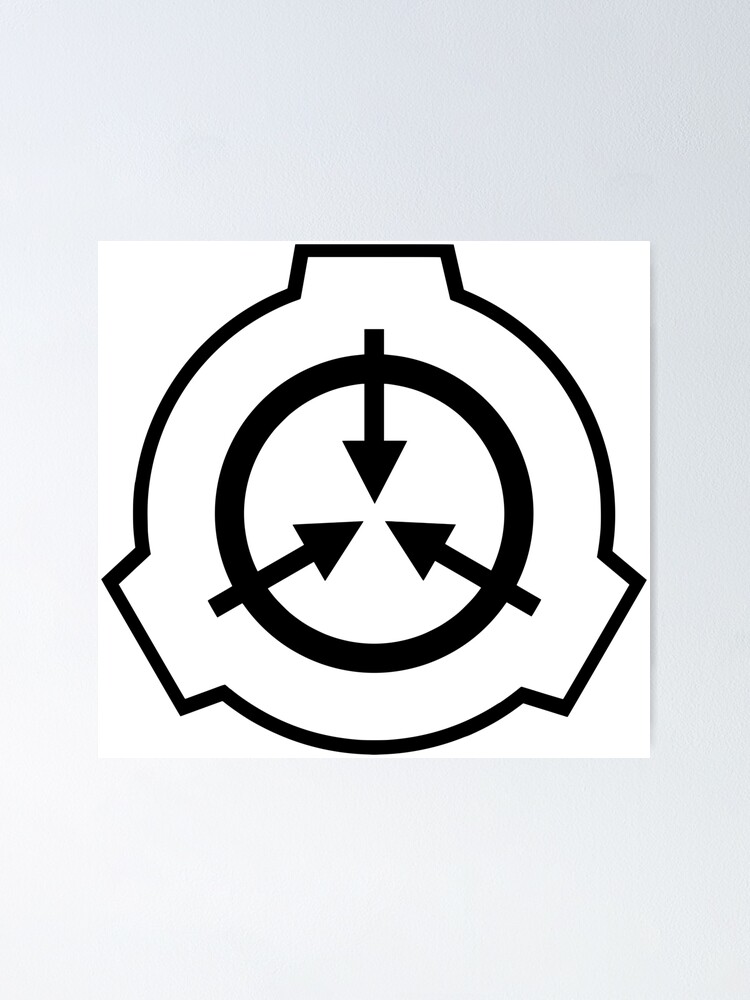 SCP Foundation Logo White Print - Scp - Posters and Art Prints