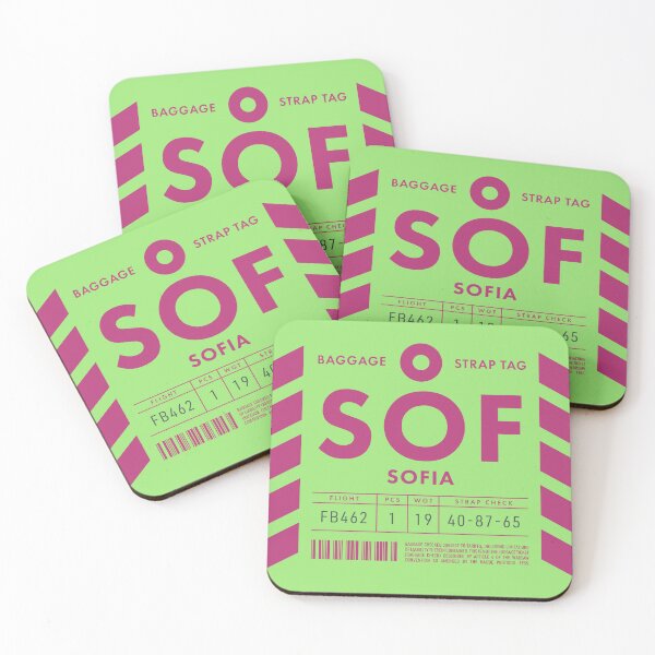 Item preview, Luggage Tag D - SOF Sofia Bulgaria designed and sold by VoodooCircus.