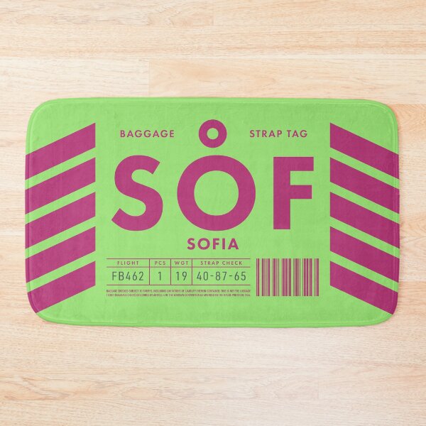 Item preview, Luggage Tag D - SOF Sofia Bulgaria designed and sold by VoodooCircus.