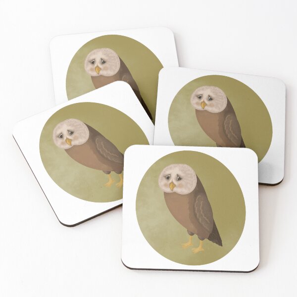 Item preview, Cute owl print, hand-drawn designed and sold by Verchikowl.