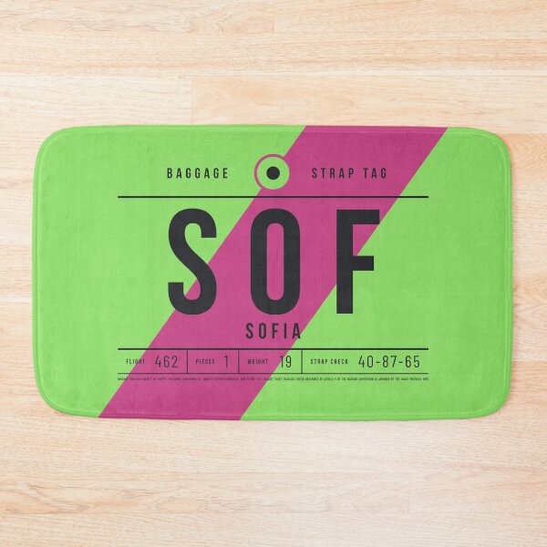 Item preview, Luggage Tag E - SOF Sofia Bulgaria designed and sold by VoodooCircus.