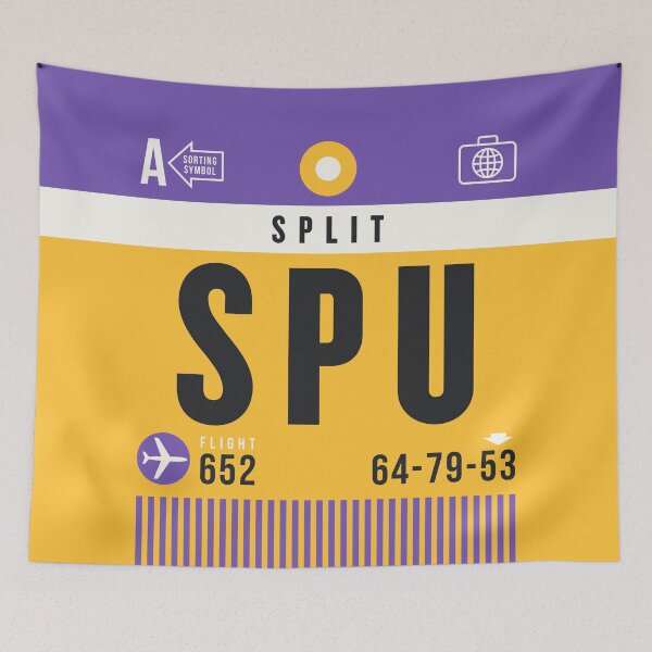 Item preview, Luggage Tag A - SPU Split Croatia designed and sold by VoodooCircus.