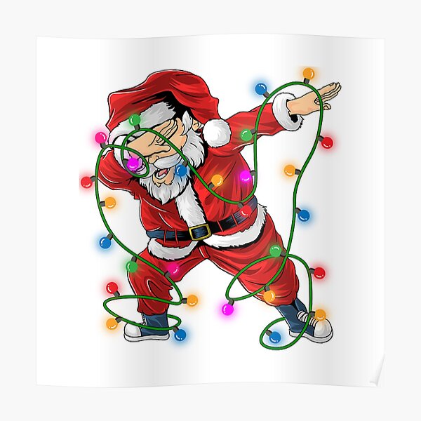 Draw Santa Claus Posters For Sale | Redbubble