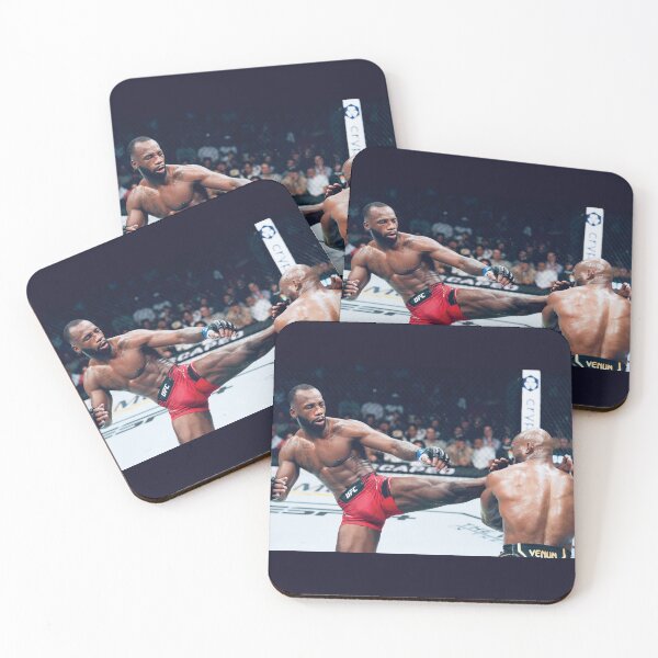 Item preview, Leon "Rocky" Edwards vs. Kamaru Usman Knockout - UFC Welterweight Champion designed and sold by BermanDesigns.
