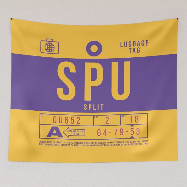 Item preview, Luggage Tag B - SPU Split Croatia designed and sold by VoodooCircus.