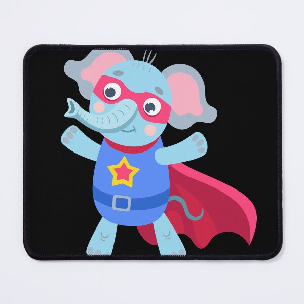 Item preview, Super Elephant - Hero Elephant Cartoon For Boys & Girls & Kids designed and sold by Waleedw.