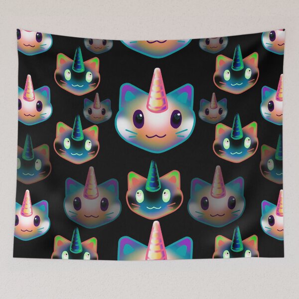 Item preview, Return of the Caticorn Unikitties Kitty Cat Unicorns designed and sold by sandpaperdaisy.