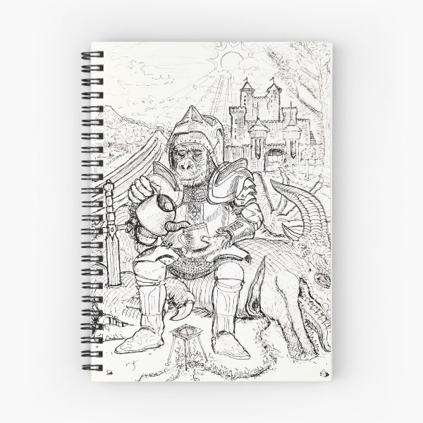 Item preview, Apes and Dragons designed and sold by SketchPrimitive.