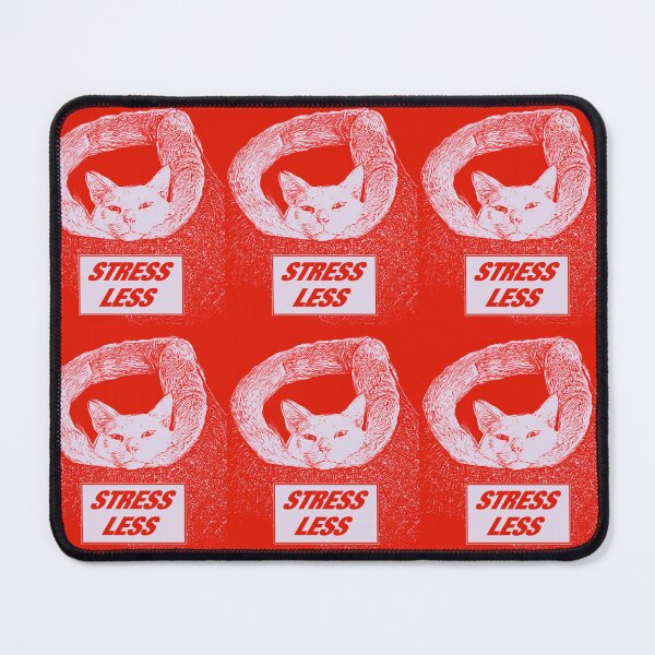 Item preview, Stress Less (Scarlet Cat) designed and sold by IrisAndSeb.