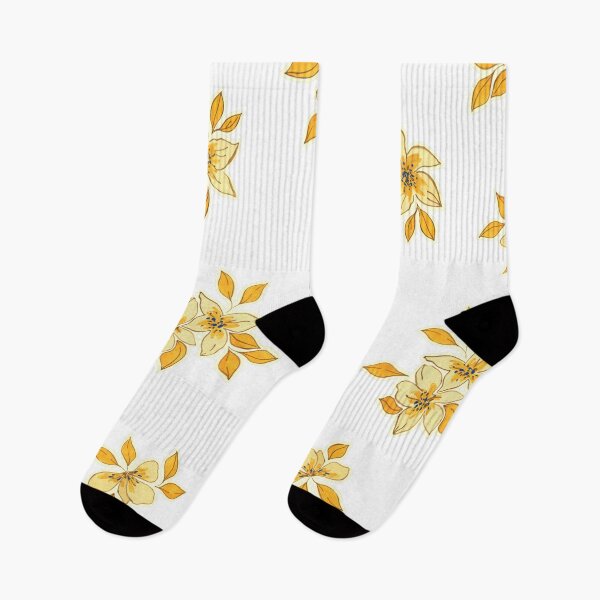 Item preview, Golden Flower Floral Leaf designed and sold by risingrocket.