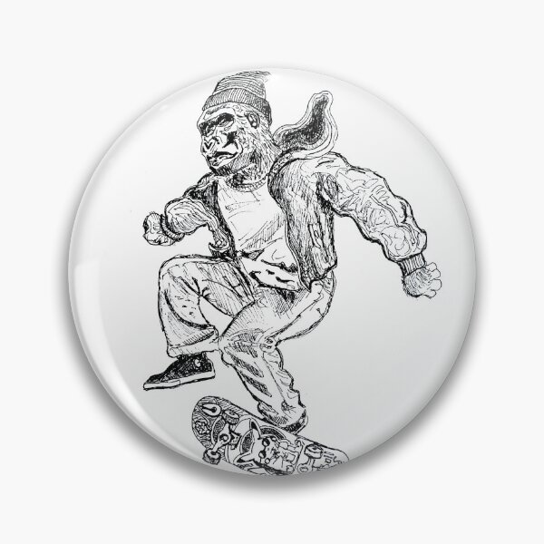 Item preview, Skrrt Skrrt Gorilla  designed and sold by SketchPrimitive.