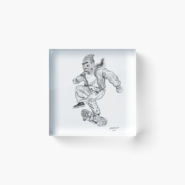 Item preview, Skrrt Skrrt Gorilla  designed and sold by SketchPrimitive.