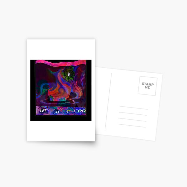 Crazy Little Tea Pot-abstract...enjoy Postcard