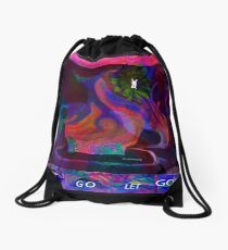 Crazy Little Tea Pot-abstract...enjoy Drawstring Bag