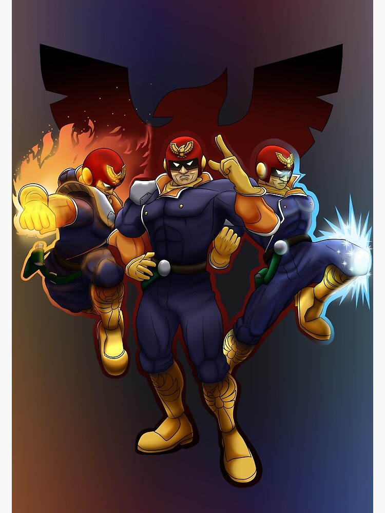 Show Me Your Moves Captain Falcon Greeting Card By Skytch Redbubble