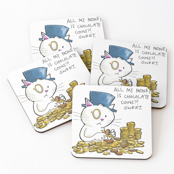 Item preview, Dapper Cat - Chocolate coins designed and sold by johnnybuzt.