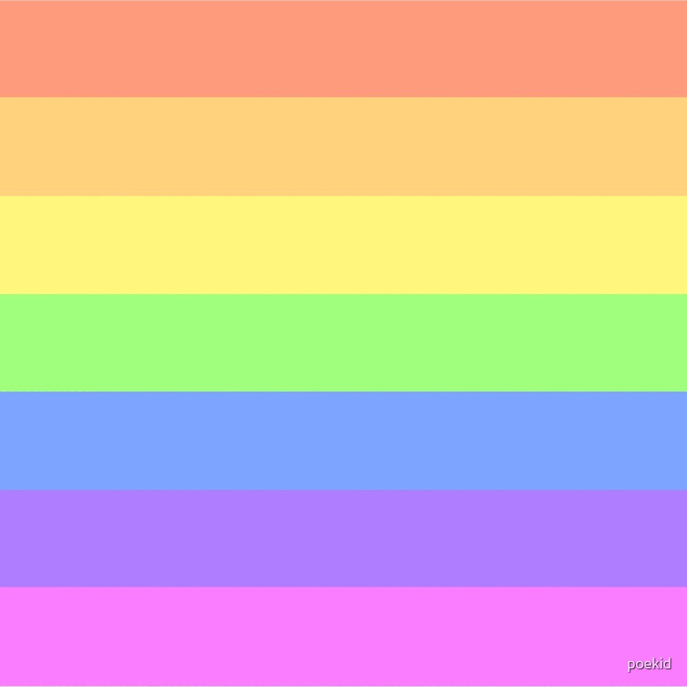 pastel pride flag - gay