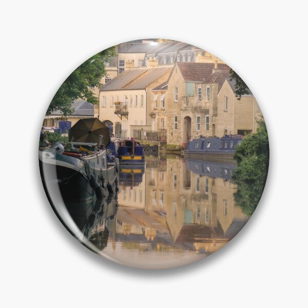 Item preview, Morning View of Canal, Bath designed and sold by Rowena Ko.