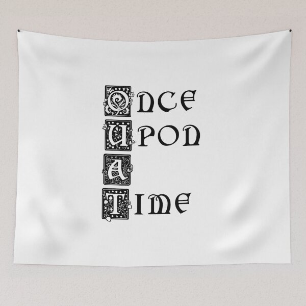 Item preview, Once Upon A Time Typography designed and sold by artsydoodles.