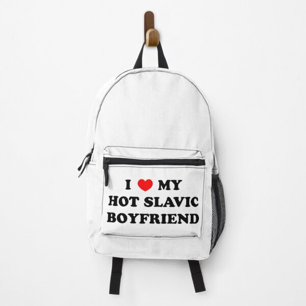 Item preview, I ❤️ MY SLAVIC BOYFRIEND (black text) designed and sold by agnumasalis.