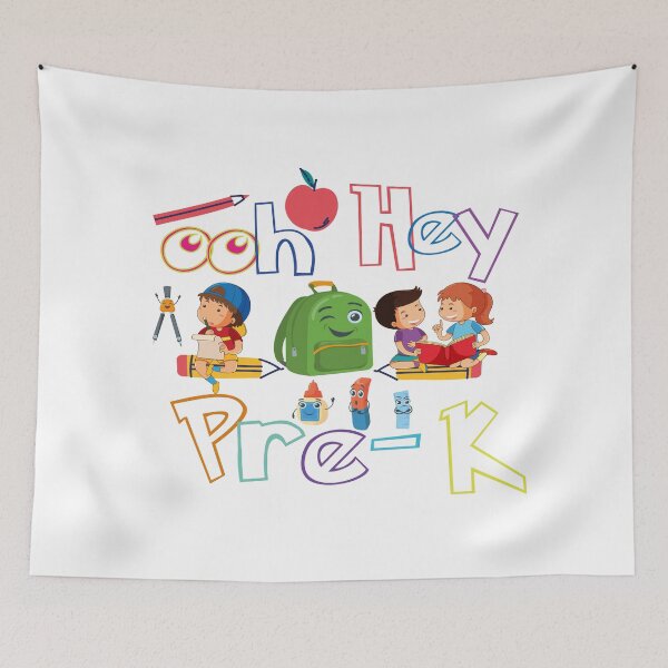 Item preview, Oh hey pre-K back to school for teachers and students designed and sold by Yassineznaguy.