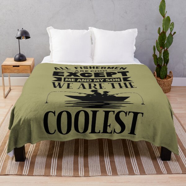 Item preview, All Fishermen Are Cool Except... (Black Design) designed and sold by TextAndVectors.