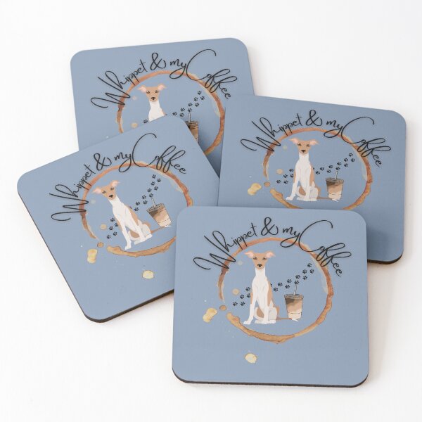 Item preview, Cute Whippet Dog and My Coffee designed and sold by ElruffPets.