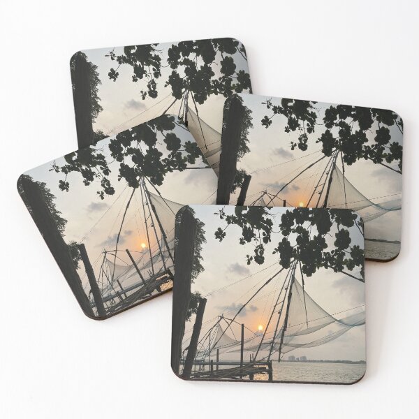 Item preview, Chinese Fishing Net - Fort Kochi - Sunset designed and sold by Capture  Room.