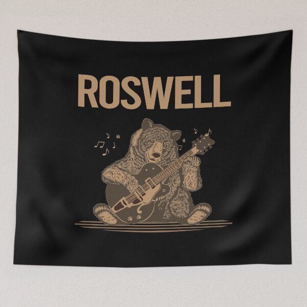 Item preview, Bear With Guitar Roswell designed and sold by hurseslossb.