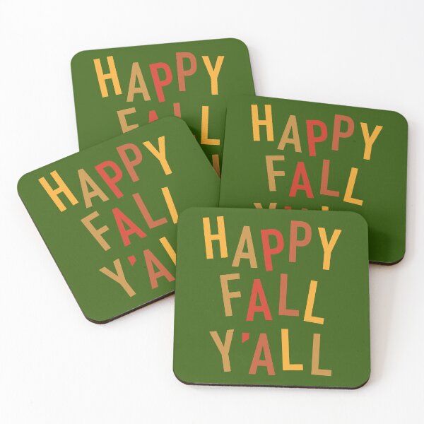 Item preview, Fall Color Cute Adorable Happy Fall Y’all Autumn Leaves Thanksgiving designed and sold by sundae-artisan.
