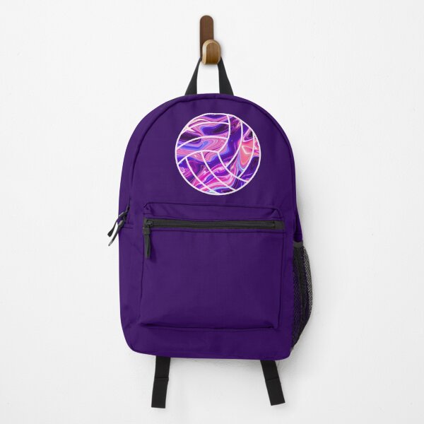 Item preview, Neon Pink & Purple Swirl Volleyball designed and sold by SavsSparkleShop.