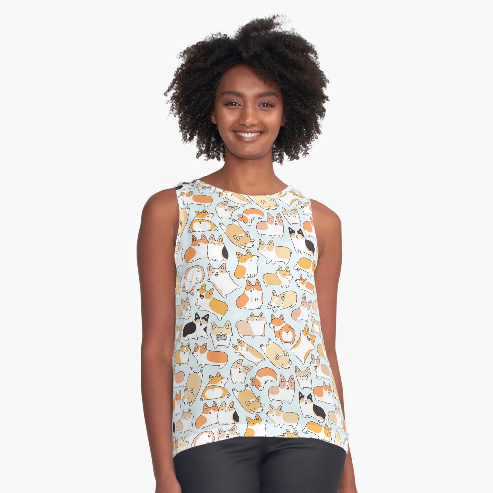 Item preview, Sleeveless Top designed and sold by KiraKiraDoodles.